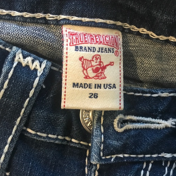 TRUE RELIGION JEANS - SIZE 26 - Picture 3 of 6
